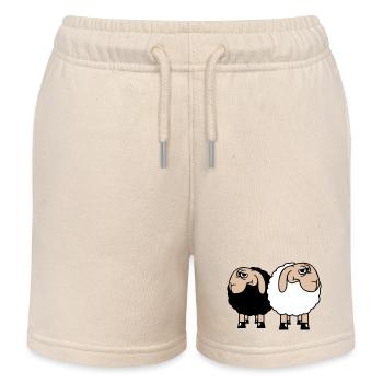 2 Équipe d’amis offensés sceptiques - Short de jogging enfant bio Stanley/Stella - écru doux - Devant