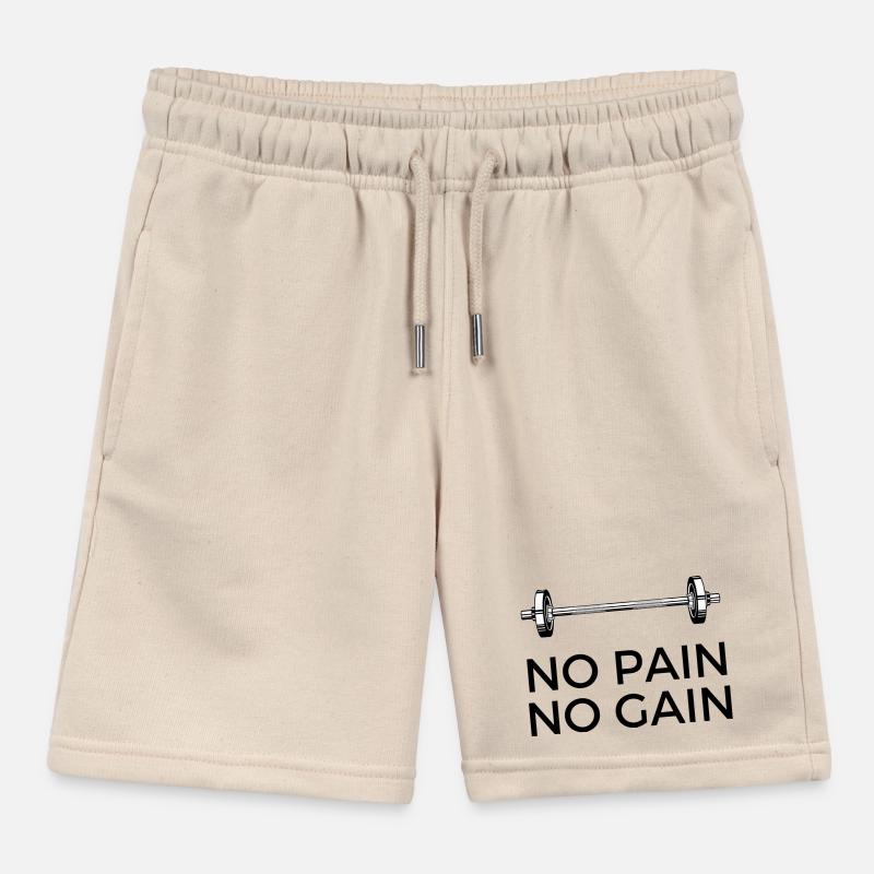 Pas de douleur, pas de gain - avec du poids Short de jogging enfant bio Stanley/Stella
