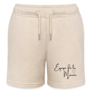 Das Team der Red Heart Braut - Kinder Organic Joggingshorts Mini Bolter von Stanley/Stella - Natur - Vorne