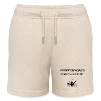 Grammatik unter Druck - Kinder Organic Joggingshorts Mini Bolter von Stanley/Stella - Natur - Vorne