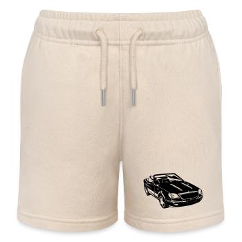 SLK Roadster Cabrio (25) - Kinder Organic Joggingshorts Mini Bolter von Stanley/Stella - Natur - Vorne