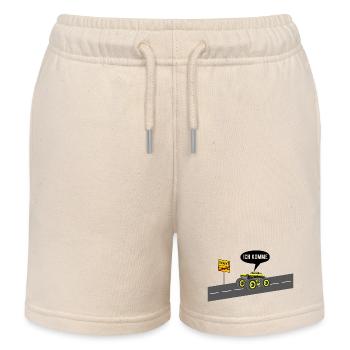 Schule ich komme - Kinder Organic Joggingshorts Mini Bolter von Stanley/Stella - Natur - Vorne