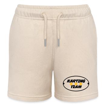 Go-Kart / Karting / Kart / Fahrer - Kinder Organic Joggingshorts Mini Bolter von Stanley/Stella - Natur - Vorne