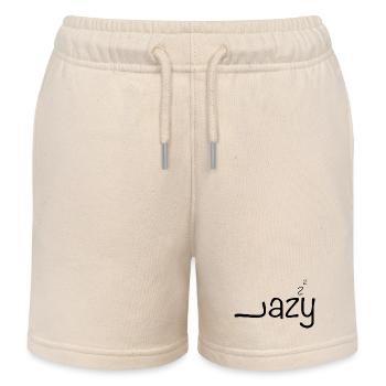 Lazy - Kids Organic Sweat Shorts by Stanley/Stella - soft Ecru - Front