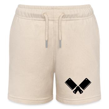 Hackmesser - Kinder Organic Joggingshorts Mini Bolter von Stanley/Stella - Natur - Vorne
