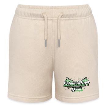 Schweinfurt Fußball Stadion Design - Kinder Organic Joggingshorts Mini Bolter von Stanley/Stella - Natur - Vorne