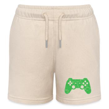 Controller-Gaming - Kinder Organic Joggingshorts Mini Bolter von Stanley/Stella - Natur - Vorne