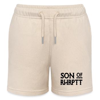 Son of Rhrptt - Ruhrpott - Zeche - Zollverein - Kinder Organic Joggingshorts Mini Bolter von Stanley/Stella - Natur - Vorne