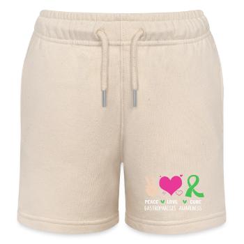 Maladie intestinale Gastroparésie - Short de jogging enfant bio Stanley/Stella - écru doux - Devant