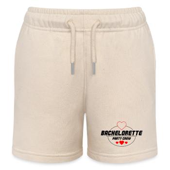Bachelorette Party Crew - Kids Organic Sweat Shorts by Stanley/Stella - soft Ecru - Front