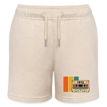 Geburtstag 1972 1972 Geburtstag 1972 - Kinder Organic Joggingshorts Mini Bolter von Stanley/Stella - Natur - Vorne