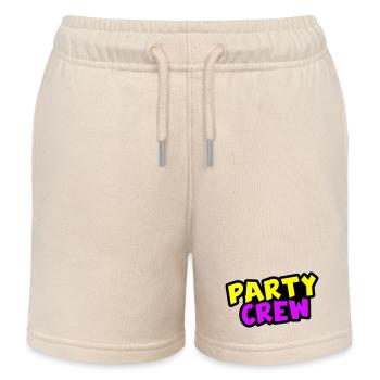 Party Crew - Kinder Organic Joggingshorts Mini Bolter von Stanley/Stella - Natur - Vorne