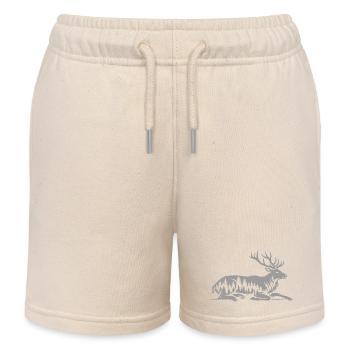  Hirsch - Kinder Organic Joggingshorts Mini Bolter von Stanley/Stella - Natur - Vorne
