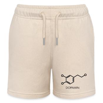 Dopamin Molekül Wissenschaft Design - Kinder Organic Joggingshorts Mini Bolter von Stanley/Stella - Natur - Vorne