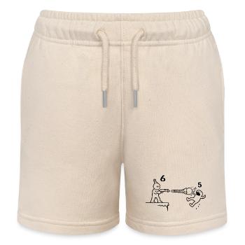 6th Birthday Party 6 Birthday Boy Gift - Kinder Organic Joggingshorts Mini Bolter von Stanley/Stella - Natur - Vorne