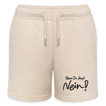 Bevor Du fragst: NEIN! (Das Original) - Kinder Organic Joggingshorts Mini Bolter von Stanley/Stella - Natur - Vorne