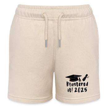 Mastered It 2025 Masters Degree Graduation 2025 - Kids Organic Sweat Shorts by Stanley/Stella - soft Ecru - Front