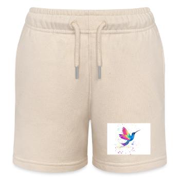 Kolibri - Kinder Organic Joggingshorts Mini Bolter von Stanley/Stella - Natur - Vorne
