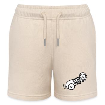 Le - Short de jogging enfant bio Stanley/Stella - écru doux - Devant