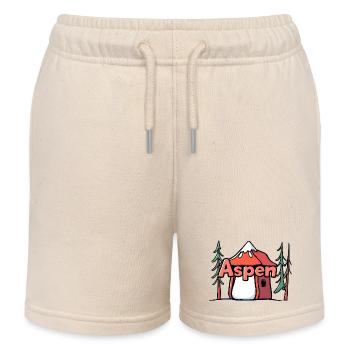 Aspen USA Geschenk - Kinder Organic Joggingshorts Mini Bolter von Stanley/Stella - Natur - Vorne