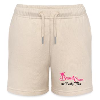 Team Bride - Kids Organic Sweat Shorts by Stanley/Stella - soft Ecru - Front