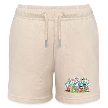 amis - Short de jogging enfant bio Stanley/Stella - écru doux - Devant