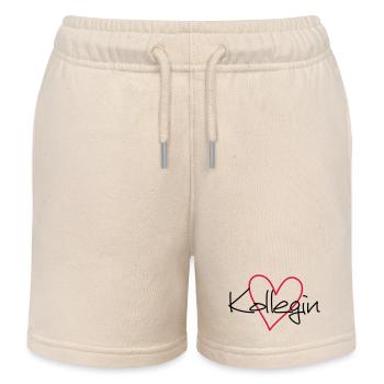 Coeur collègue collègue cadeau préféré - Short de jogging enfant bio Stanley/Stella - écru doux - Devant
