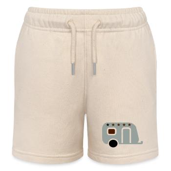 campen - Kinder Organic Joggingshorts Mini Bolter von Stanley/Stella - Natur - Vorne