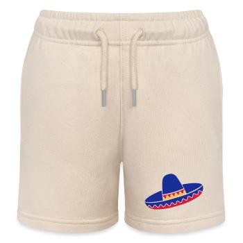 Sombrero Azul de Fiesta - Kinder Organic Joggingshorts Mini Bolter von Stanley/Stella - Natur - Vorne