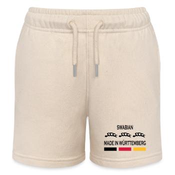 Made in Württemberg - Short de jogging enfant bio Stanley/Stella - écru doux - Devant