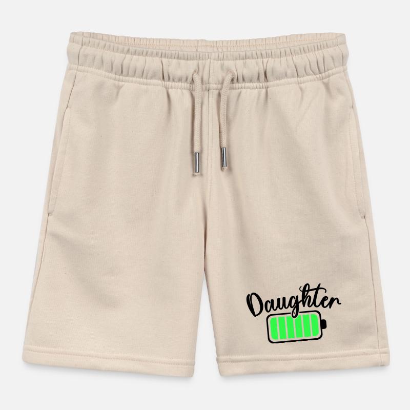 Neon-Balken-Equalizer-Muster Kinder Organic Joggingshorts Mini Bolter von Stanley/Stella