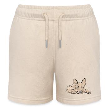 Chien de berger - Short de jogging enfant bio Stanley/Stella - écru doux - Devant
