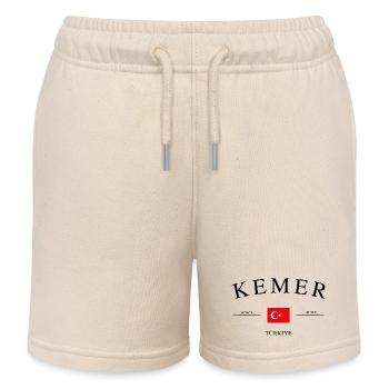 Kemer Turquie – Souvenir et cadeau des Fêtes - Short de jogging enfant bio Stanley/Stella - écru doux - Devant
