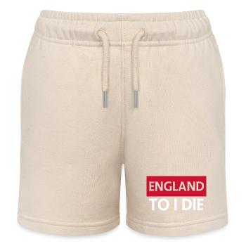 T-shirt graphique drapeau de l’Angleterre à mourir - Short de jogging enfant bio Stanley/Stella - écru doux - Devant