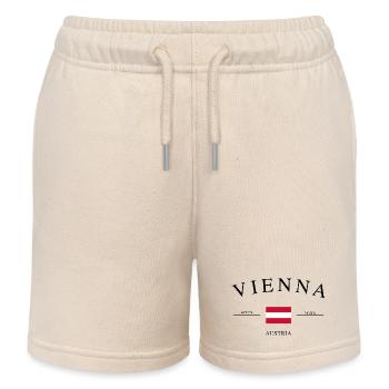 Wien Österreich – Urlaub Souvenir & Geschenk - Kinder Organic Joggingshorts Mini Bolter von Stanley/Stella - Natur - Vorne