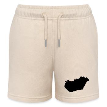 Pays hongrois - Short de jogging enfant bio Stanley/Stella - écru doux - Devant