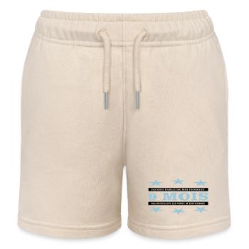 9 Monate - Kinder Organic Joggingshorts Mini Bolter von Stanley/Stella - Natur - Vorne