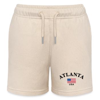 Atlanta, États-Unis - Short de jogging enfant bio Stanley/Stella - écru doux - Devant