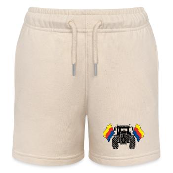 Nord Holland_Tractor_Pride - Kinder Organic Joggingshorts Mini Bolter von Stanley/Stella - Natur - Vorne
