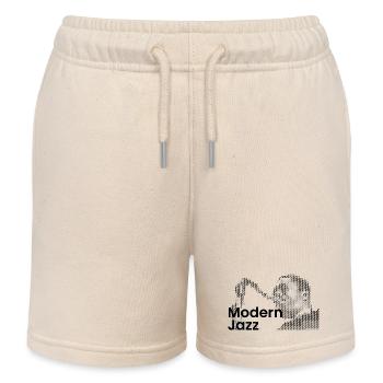 Modern Jazz Icon - Kids Organic Sweat Shorts by Stanley/Stella - soft Ecru - Front