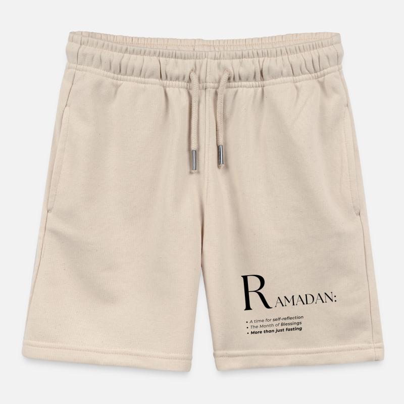 Conception de style de texte du dictionnaire Ramadan Short de jogging enfant bio Stanley/Stella