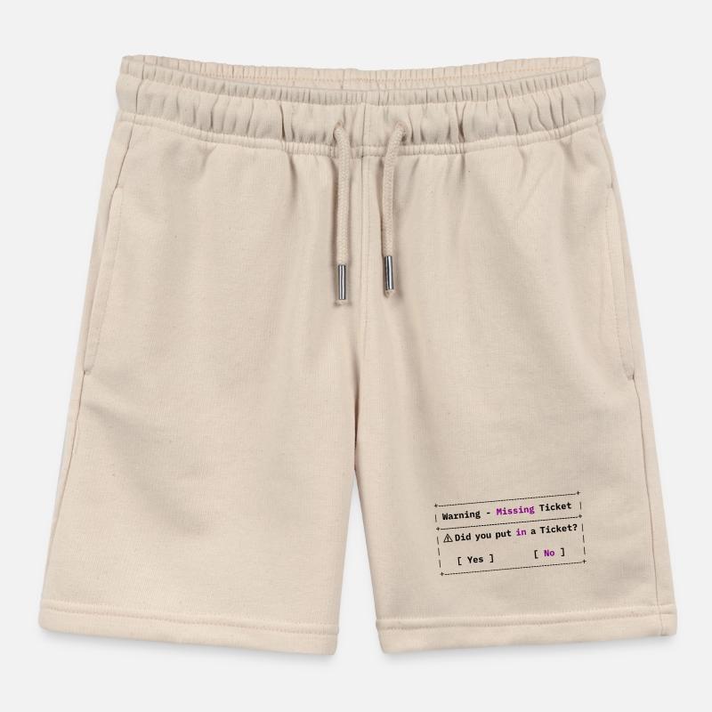 Billet manquant - Mème informatique drôle Short de jogging enfant bio Stanley/Stella