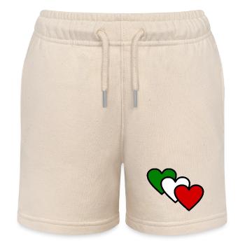 Italie - Short de jogging enfant bio Stanley/Stella - écru doux - Devant