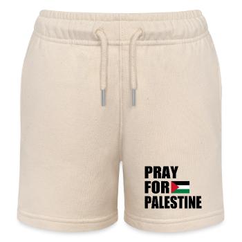 Pray for palestine - Kinder Organic Joggingshorts Mini Bolter von Stanley/Stella - Natur - Vorne