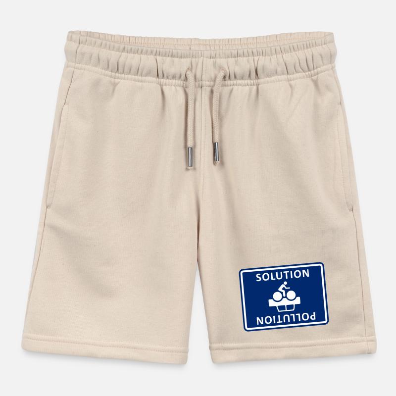 Solution Pollution Kids Organic Sweat Shorts by Stanley/Stella