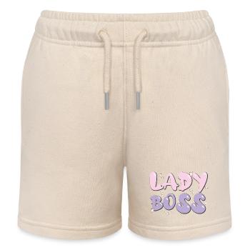 Lady Chef INTERNATIONAL WOMEN'S DAY March 8 - Kids Organic Sweat Shorts by Stanley/Stella - soft Ecru - Front