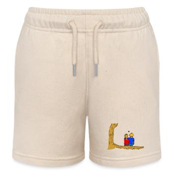 Keine Ahnung diese - Kinder Organic Joggingshorts Mini Bolter von Stanley/Stella - Natur - Vorne