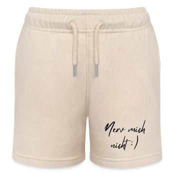 Nerv mich nicht - Kinder Organic Joggingshorts Mini Bolter von Stanley/Stella - Natur - Vorne