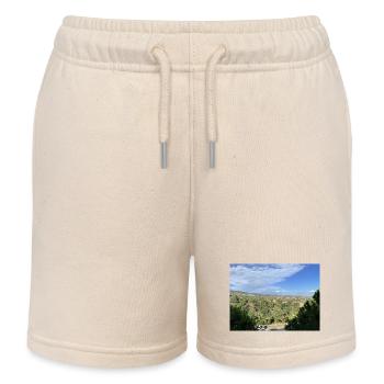 IMG 9605 - Kinder Organic Joggingshorts Mini Bolter von Stanley/Stella - Natur - Vorne