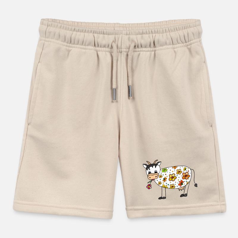 Cow Kids Organic Sweat Shorts by Stanley/Stella